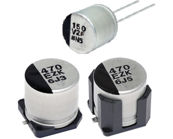 Conductive Polymer Hybrid Aluminum Electrolytic Capacitors